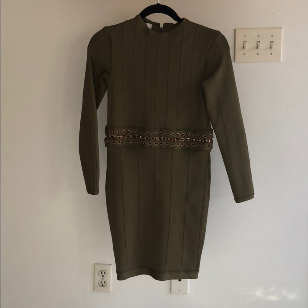 House of CB long sleeve bodycon dress NWT